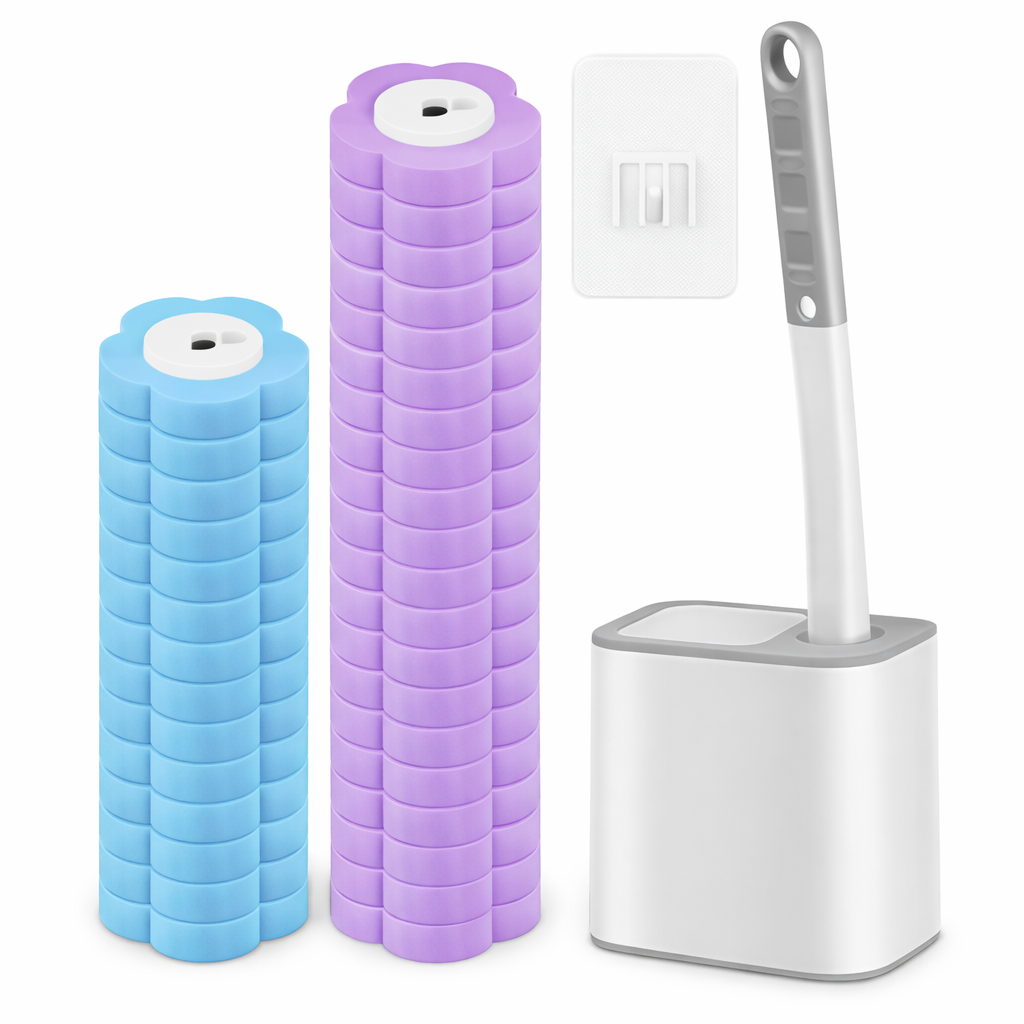 Smart clean toilet brush
