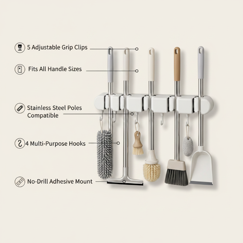 Easy Grip™ 'Cleaning Tools in its place'